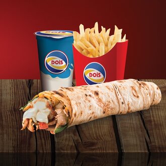 Dois Kaşarlı Tavuk Döner Ekonomik Menü görseli