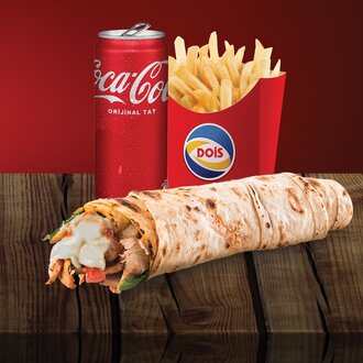 Dois Kaşarlı Tavuk Döner Klasik Menü görseli