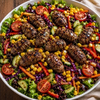 Izgara Köfteli Salata görseli