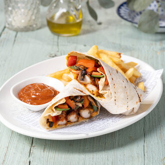 Çıtır Tavuklu Wrap görseli