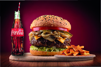 Garlic Mushroom Cheeseburger Menü görseli