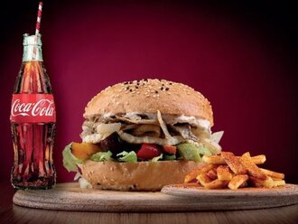 Veggie Burger Menü görseli