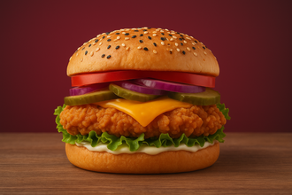 Cheese Çıtır Tavuk Burger görseli