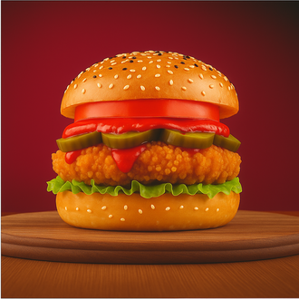 Sweet Chili Çıtır Tavuk Burger görseli