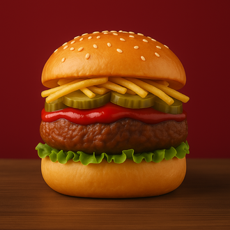 Vegan Klasik Burger görseli