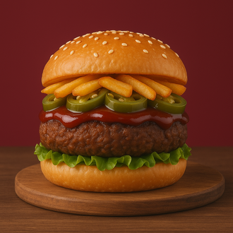 Vegan Bbq Burger görseli