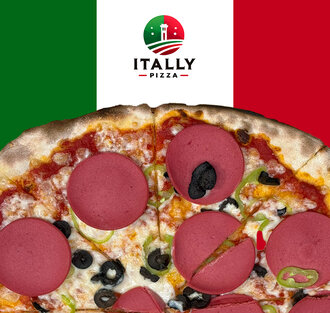 Salamlı Pizza (Küçük Boy) görseli