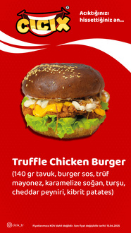 Trüffle Chicken Burger görseli