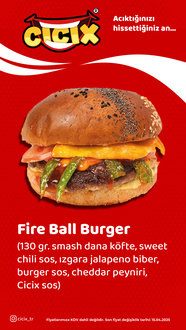 Fire Ball Buger görseli