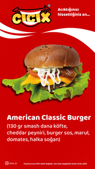 American Classic Burger görseli