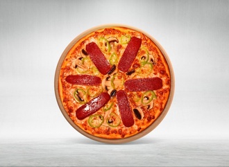 Mangal Sucuklu Pizza (Büyük) görseli