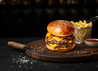 Double Burger görseli