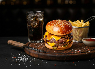 Double Burger Menü görseli