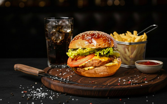 Tavuk Burger Menü görseli