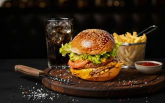 Double Tavuk Burger Menü görseli