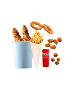 Kemiksiz Kova Menü+2 Adet Coca Cola 250Ml görseli