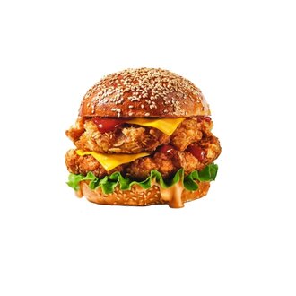 Double Çıtır Chicken Burger görseli