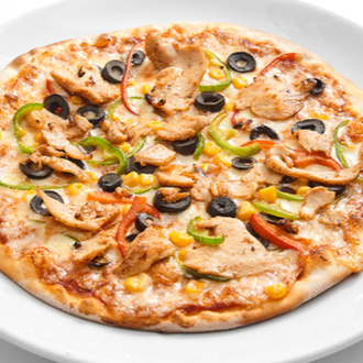 Tavuk Dönerli Pizza görseli