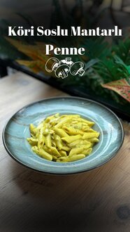 Köri Soslu Tavuklu Penne görseli