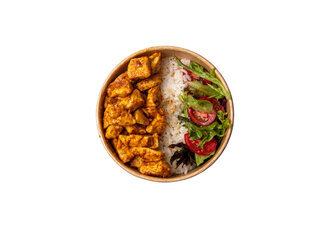 Köri Soslu Tavuklu Bowl görseli
