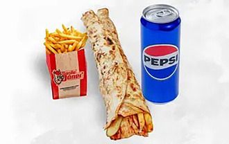 Mega Special Tavuk Döner Dürüm Pepsi Menü görseli