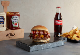 Smash Bbq Bacon Burger Menü görseli