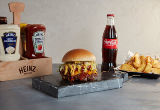 Smash Cheese Classic Burger Menü görseli