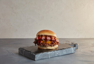 Smash Bbq Bacon Burger görseli