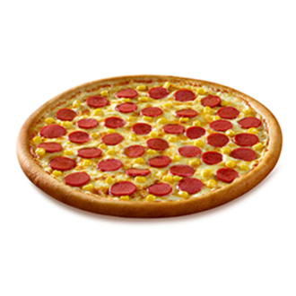 Sosisli Mısırlı Pizza (Orta Boy) görseli