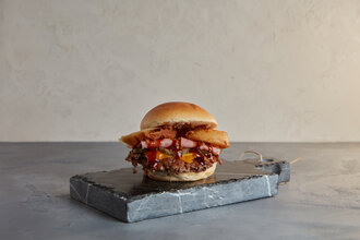 Smash Bbq Royal Onion Burger Menü görseli