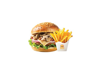 Mushroom Tavuk Burger görseli