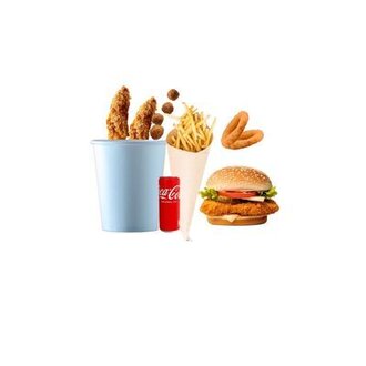 Hamburger Kova Tek Kişilik+coca Cola 250Ml görseli