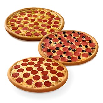 3'Lü Ekonomik Pizza (Orta) Menü görseli