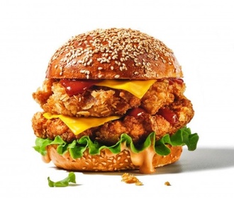 Double Chicken Burger (200 G) görseli