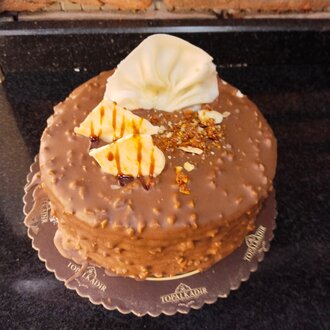 Muzlu Çikolatalı Pasta (10 Kişilik) görseli