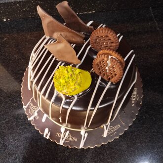 Çikolatalı Yaş Pasta (10 Kişilik) görseli