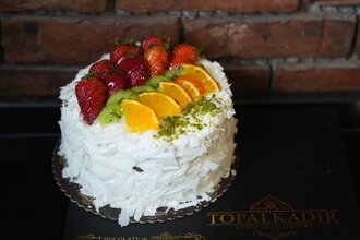 Meyveli Yaş Pasta (4 Kişilik) görseli