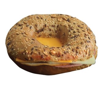 Hindi Füme Dana Jambon Bagel Sandwich görseli