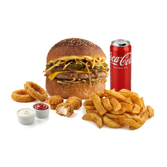 Mega Cheesy Menü görseli