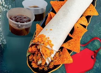 Doritoslu Çiğ Köfte Dürüm görseli