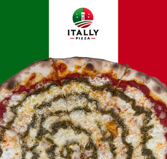 Pesto Margarita Pizza (Büyük Boy) görseli