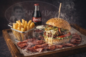Füme Burger (110 Gr & Coca Cola 200 Ml) görseli