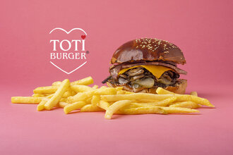 Pink And Love Burger görseli