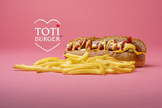 Dana Baconlu Cheddarlı Frankfurter + Patates Kızartması görseli