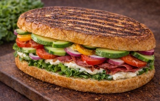 Yumurtalı Ekmeğe Kahvaltı Sandviç görseli
