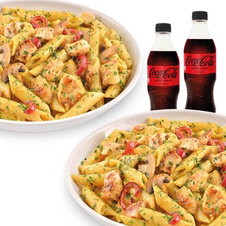 2'Li Körili Tavuklu Makarnam Coca - Cola Özel Menü görseli