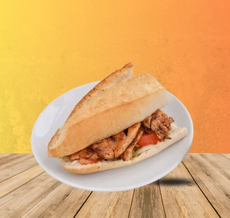 Yarım Ekmek Arası Izgara Tavuk görseli