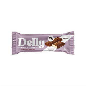 Delly Protein Bar - Beyaz Çikolata & Kurabiye görseli