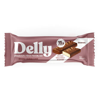 Delly Protein Bar - Orman Meyveli görseli