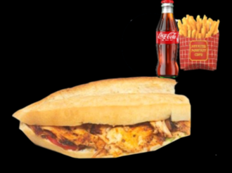 Üç Çeyrek Ekmek 150 Gr Menü + Cips  + Şişe Kola görseli